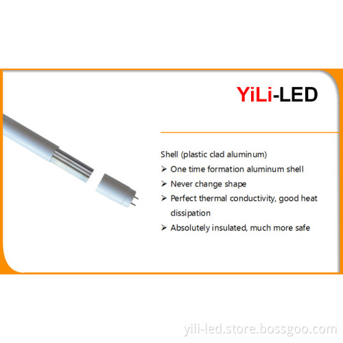 TUV UL Approved Plastic and Aluminum 0.6m T8 LED Tube Light